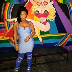 Blue Underwire Bandage Dress